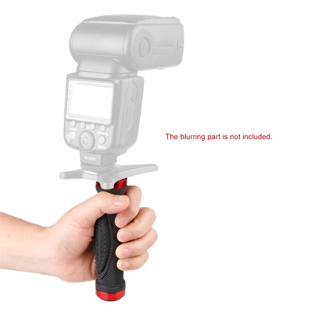 1/4 Handheld Rubber Handle Grip Stand Holder Tripod Stabilizer Rod Clamp For Digital Camera LED Video Light Tripod cellphone