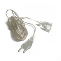3M/5M Power Extension Cable Extender Wire for LED String Light Christmas Holiday Lighting EU Plug