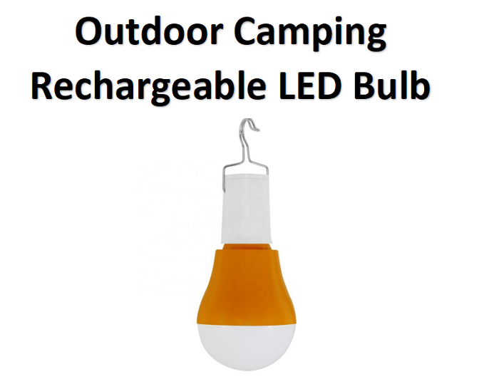 LED rechargeable emergency bulb