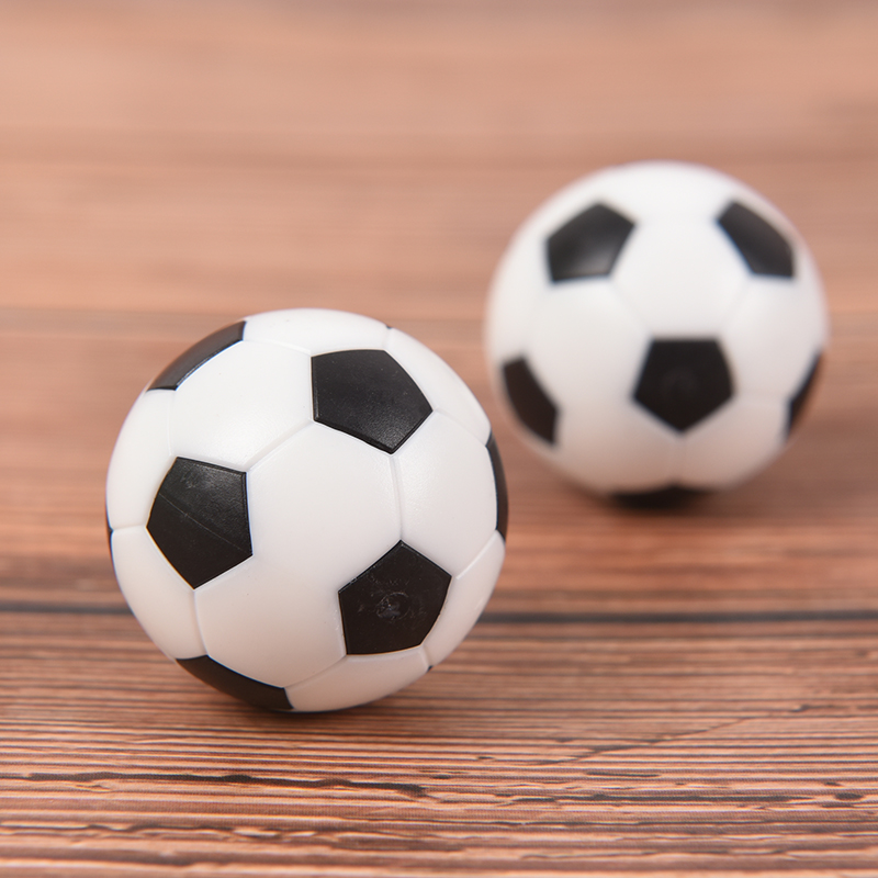 2pcs 32mm Black And White High Quality Resin Foosball Table Soccer Table Ball Football Balls Baby Foot Fussball