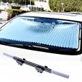 46-65CM Retractable SUV Truck Car Front Windshield Sunshade Rear Window Parasol UV Protection Curtain