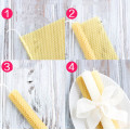 6pcs Natural Beeswax Sheet To Make Candle 200x150x3mm Handmade DIY Honey Candle Material for Child Wax Craft with 2 Meters Wick