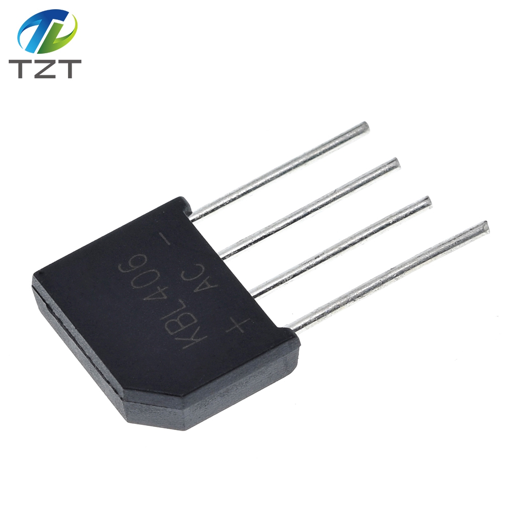 5PCS KBL406 KBL-406 4A 600V Single Phases Diode Bridge Rectifier ZIP-4