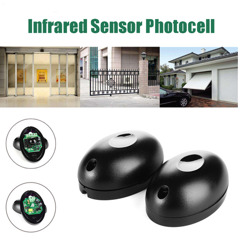 Free shipping Single One 1 Beam Barrier Sensor Waterproof Active Infrared Photocell Detector N/O&N/C