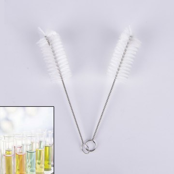 2PCS Multi-Functional Chemistry Feeding Bottle Straw Test Tube Bottle Glass Cleaning Brush Washing Teapot Laboratory Supply