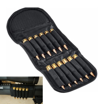 MIZUGIWA Rifle Belt 12 Round Foldable Ammo Pouch Carrier Bag Shotgun Bullet Holder Rifle Cartridge Carrier Hunting Accessories