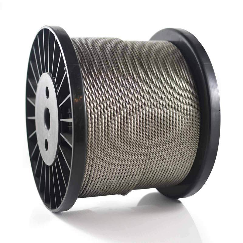 10 Meter Stainless Steel Wire Rope Fishing Lifting Cable Rustproof 7*7 Clothesline /0.8mm/1mm/1.2mm/1.5mm/2mm/2.5mm/3mm