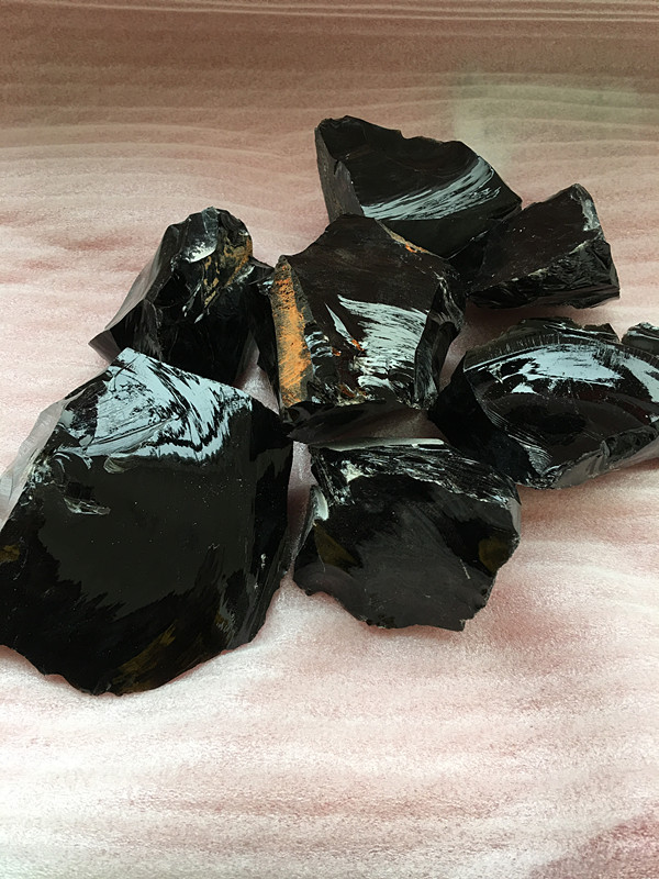 1pcs Authentic natural obsidian rough/original crystal stone for sale