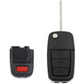 4 Buttons Remote Flip Key Shell Case Fob with 3 Button +1 Panic for VE HOLDEN Commodore PONTIAC G8