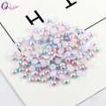 ABS Resin 3mm-6mm Pearl material Semicircle flatback loose beads beauty pearl beads DIY accessories