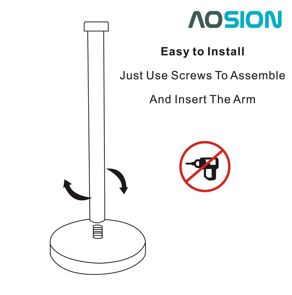 AOSION 2 Pack Paper Towel Holder