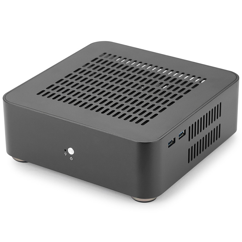 Mini Itx Computer Case Aluminum Pc Case Chassis Htpc Power Supply Case [Usb 3.0 Version]