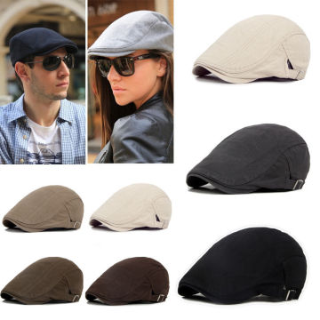 New Fashion Men's Ivy Hat Berets Cap Golf Driving Sun Flat Cabbie Newsboy Cap-Fashion