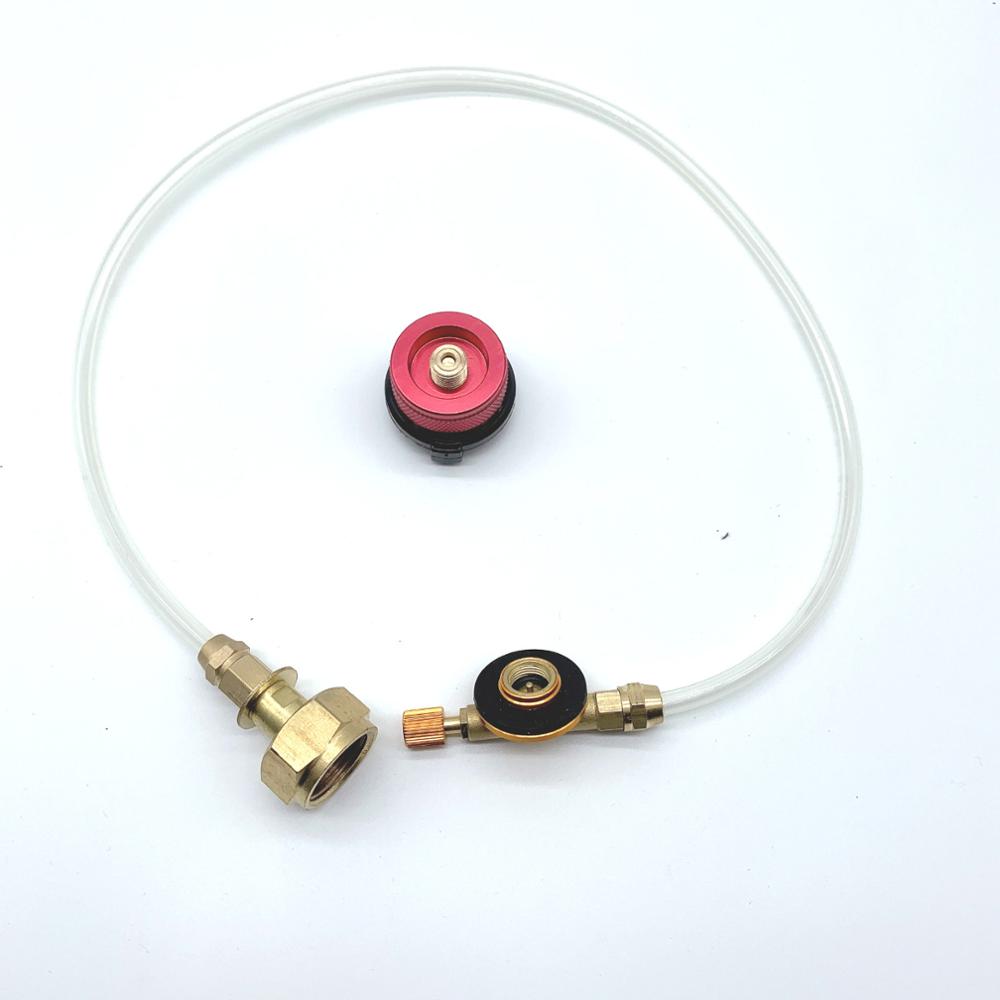 Outdoor Camping Gas Stove Propane Refill Adapter Gas Flat Cylinder Tank Coupler Adaptor Gas Charging Accessories