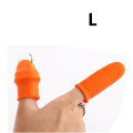 5 pcs Silicone Thumb Knife Finger Protector Vegetable Harvesting Knife Plant Blade Scissors Cutting Rings Garden Gloves