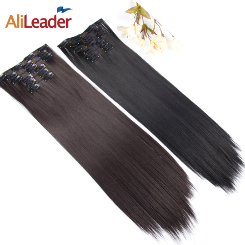 Highlight Synthetic 22Inch 16 Clips On Hair Extension Supplier, Supply Various Highlight Synthetic 22Inch 16 Clips On Hair Extension of High Quality