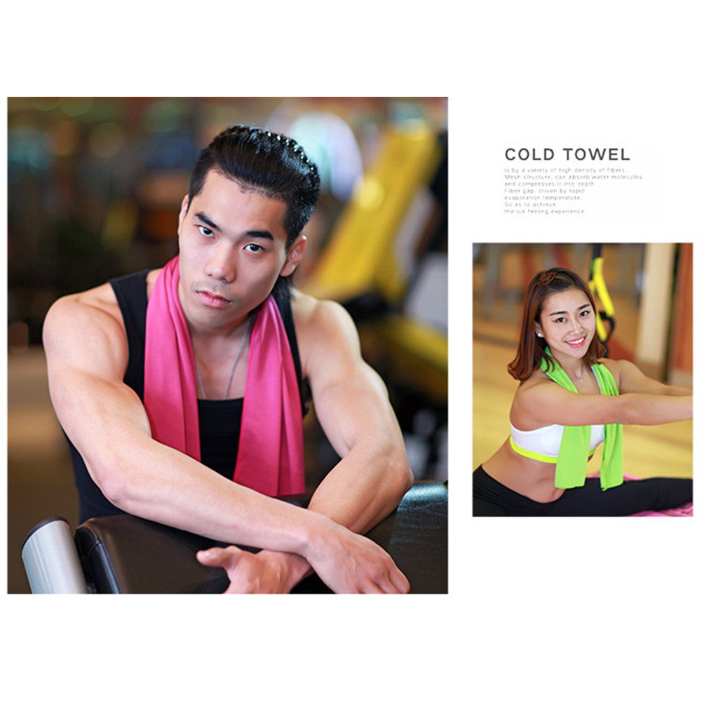 Summer Sport Rapid Cooling Towel Quick-Dry Beach Enduring Instant Chill Face Towels for Fitness Yoga Mountaineering Equipment