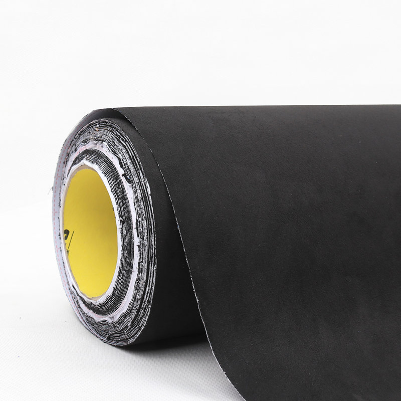 Carbins big pile fabric black self adhesive suede fabric film for car interior wrap roof fabric dashboard