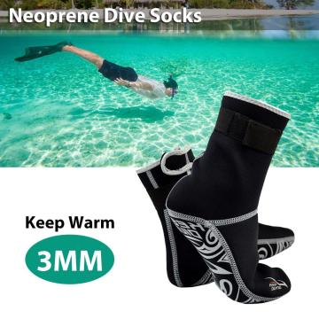Professional 3mm Neoprene Scuba Dive Socks Wetsuit Material Shoes Snorkeling Equipment Winter Swim Warm Boots Size S-XXL