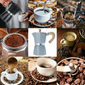Italian Style Aluminum Coffee Maker Espresso Coffee Maker Machine Stove Top Pot Kettle Espresso Mocha Coffee Maker Pot Stovetop