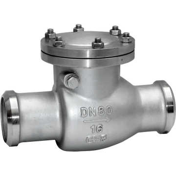 Stainless steel welded swing check valve