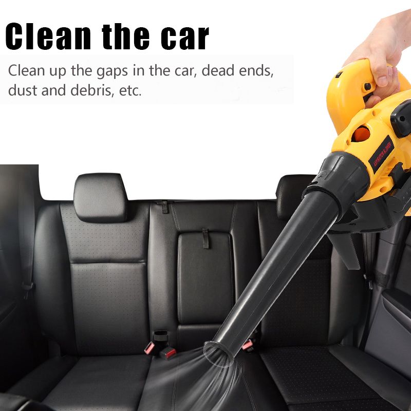 220V Electric Handheld Car Garden Dust Leaf Air Blower Vacuum Cleaner 6 Speed Dust Blowing Dust Computer Collector Power Tool