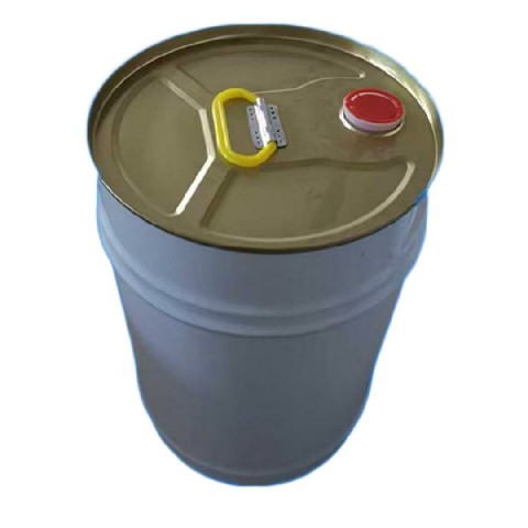 Stainless steel paint bucket.