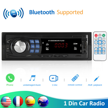 VODOOL 8013 1din In-Dash Car Radio Bluetooth Autoradio Stereo MP3 Player Remote Control FM/USB/AUX Input Auto Audio Car Player