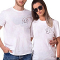 Couple T-shirt summer couple girl boy printed clothes couple T-shirt Casual Cotton Short Sleeve Tees Tops Brand Loose Couple Top