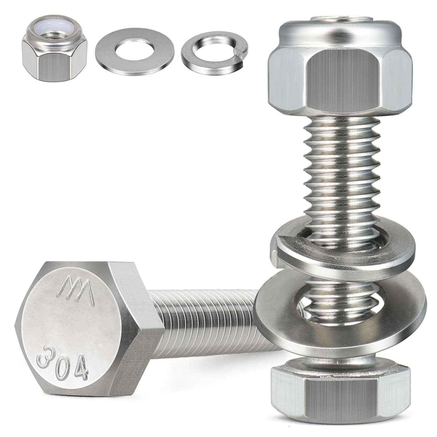 Hex head bolts