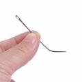 12Pcs J TYPE Weaving Needle Hook /Sewing Needles For Human Hair Extension Hair Weaving Knitting Tools