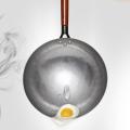 High Quality Iron Wok Traditional Handmade Iron Wok Non-stick Pan Non-coating Gas Cooker Cookware Uncoated health iron pan