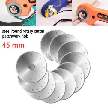 2/5/10PCS Rotary Cutter 45mm Fabric Paper Circular Cut Blade Patchwork Leather Tools Craft Cutter Accessories