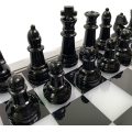 35*35CM Large Acrylic Chess Board Anti-Broken Elegant Glass Chess Pieces Chess Game Chess Set Game(Checkerboard Is Not Glass)