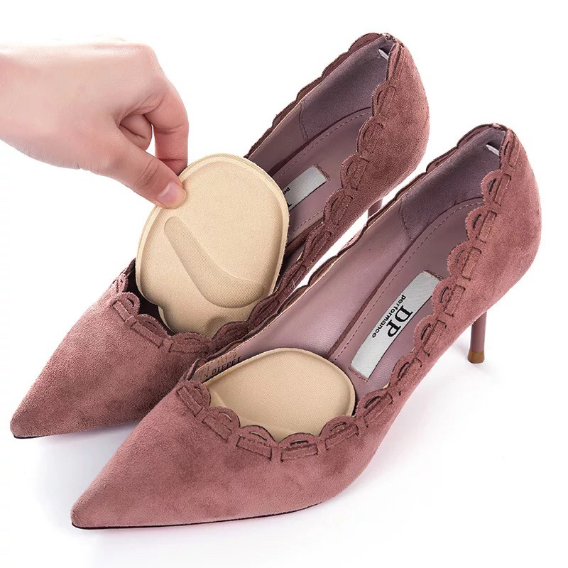 1Pair Soft High Heels Half Yard Mat Arch Only Eat Orthopedic Insert Insole Foot Forefoot Protection Pad Women