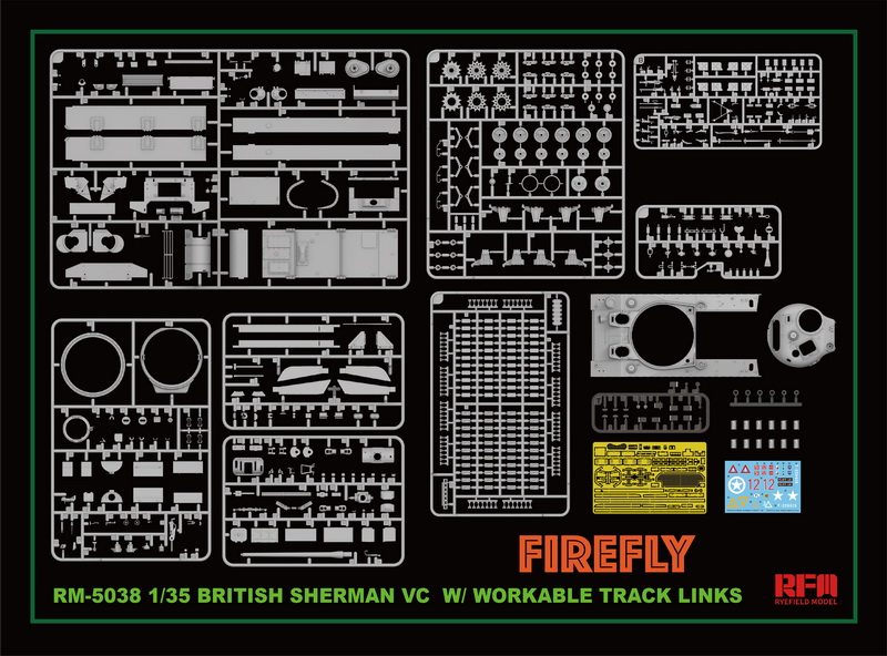 [Rye Field Model] Ryefield Model RFM RM-5038 1/35 British Sherman VC 'Firefly'