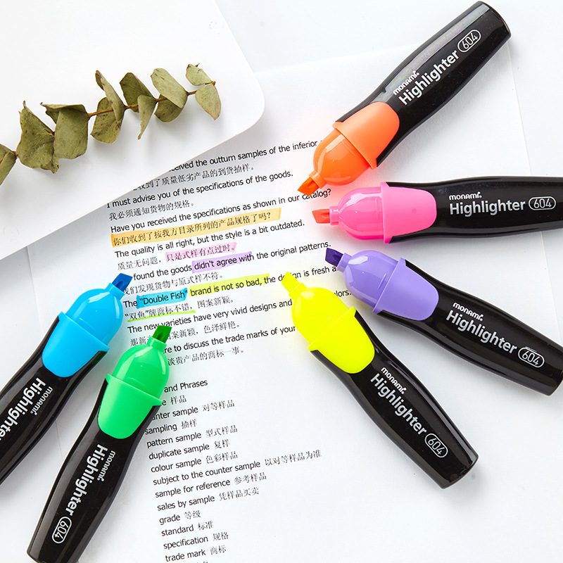 4/6pcs Mini pretty waist color highlighter pen set Adding super pastel marker 1-6mm liner writing Stationery Office School A6088