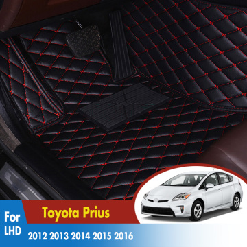 Custom Car Rug Auto Interior Foot Mat Pad Accessories Styling Car Floor Mats For Toyota Prius 2012 2013 2014 2015 2016