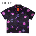 Shirt Men Funny Pattern Short Sleeve Pure Cotton Pure Cotton 2020 Spring New Hip Hop Streetwear Harajuku Men's Shirt