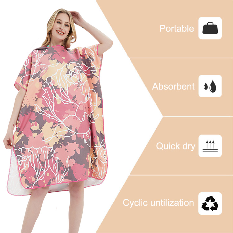 microfiber poncho towel