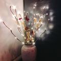 Simulation Branch LED Lights Willow Branch Lamp Floral Lights 20 Bulbs Christmas Party Garden Desk Decoration Supplies