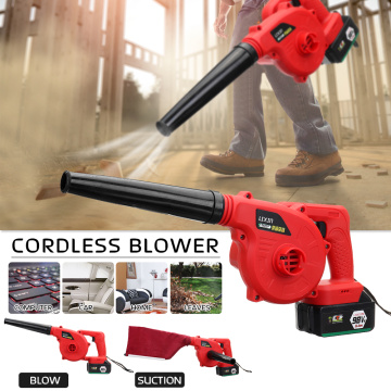 Handheld Cordless Blower Dust Sweeper Vacuums for Leaves Debris 12800mAh Li-ion Battery removable Blower 110V 220V EU/US Plug