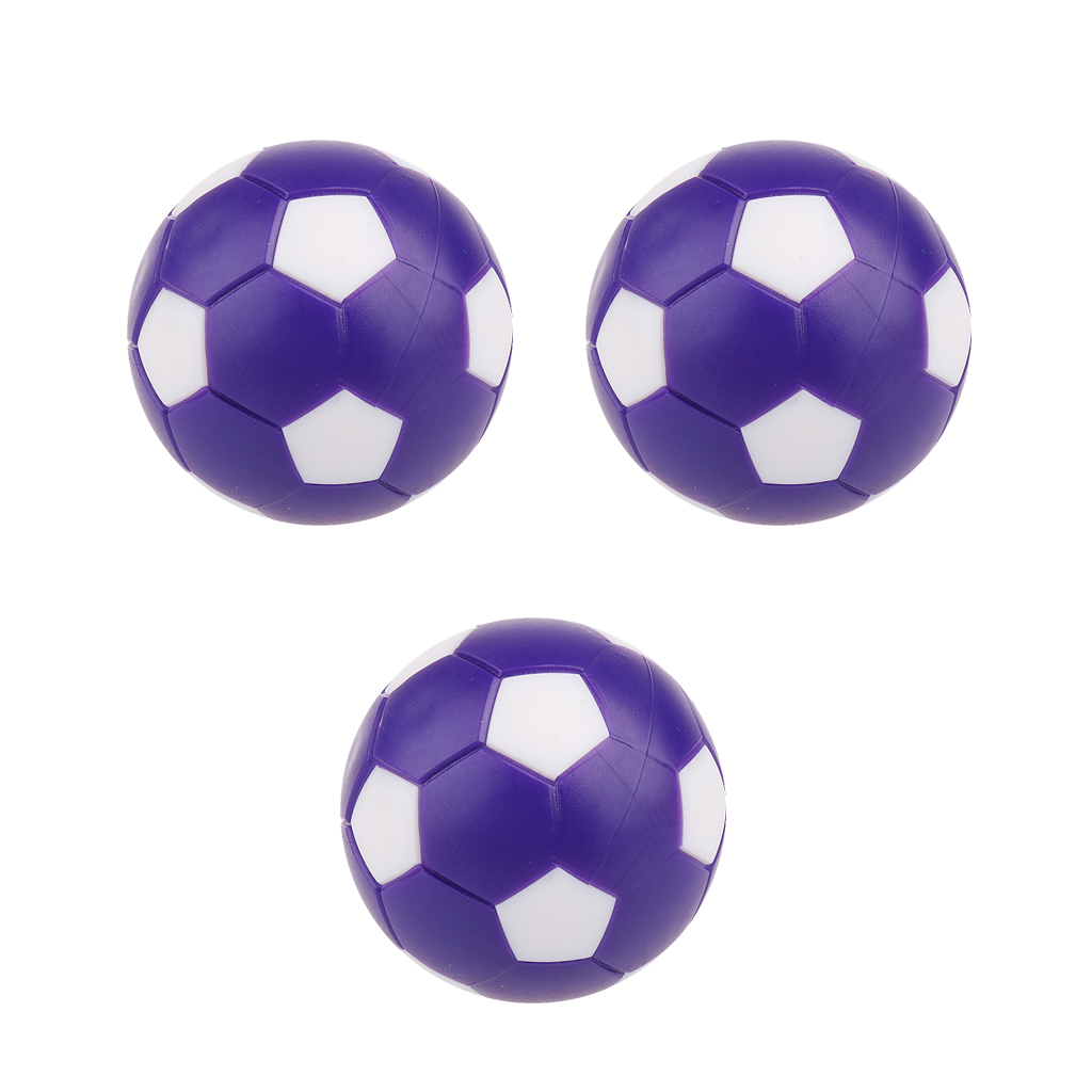 Foosball Machine Plastic Accessories Table Football Balls 36mm Purple for Indoor Games Soccer Tables Accessories