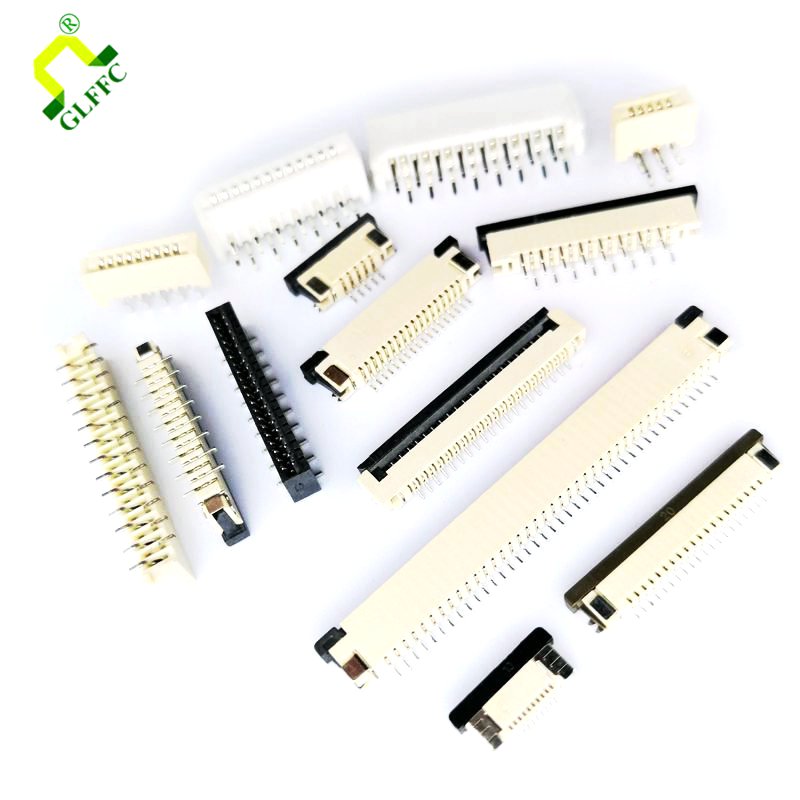 10PCS Drawer Top Contact Type 31P 32P 34P 35P 36P 38P 40P 42P 44P 45P 50P 54P 60P 0.5mm 1.0mm FFC FPC Connector Socket