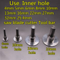 CNC Machining center Use Inner hole 4mm 5mm 6mm 8mm 10mm 13mm 16mm 22mm 25.4mm 27mm 32mm saw blade milling cutter Tool bar