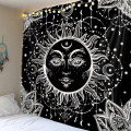 Black Sun God Tapestry Divination Myth Mandala Podomician Wall Cloth Curtain Hanging Painting Multiple Specifications