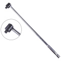 1Piece 24 Inch Long 1/2 Inch Breaker Bar Socket Driver 180 Degree Flex Head With Spring-Loaded Ball Bearing Socket Wrench Hand