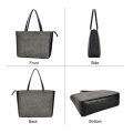 Large Space Ladies PU Leather Tote Hand Bag