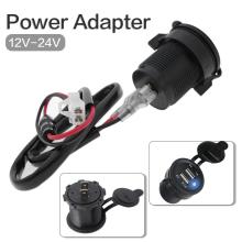 Car Charger With Cable Double USB Ports Modification Motorbike Scooter Car Modified Accessories Power Adapter Taking