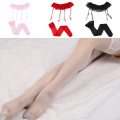 sexy lingerie costumes new intimates Hot Sale porno garter underwear Womens tight Hot Lace Soft Top Thigh-Highs Stockings